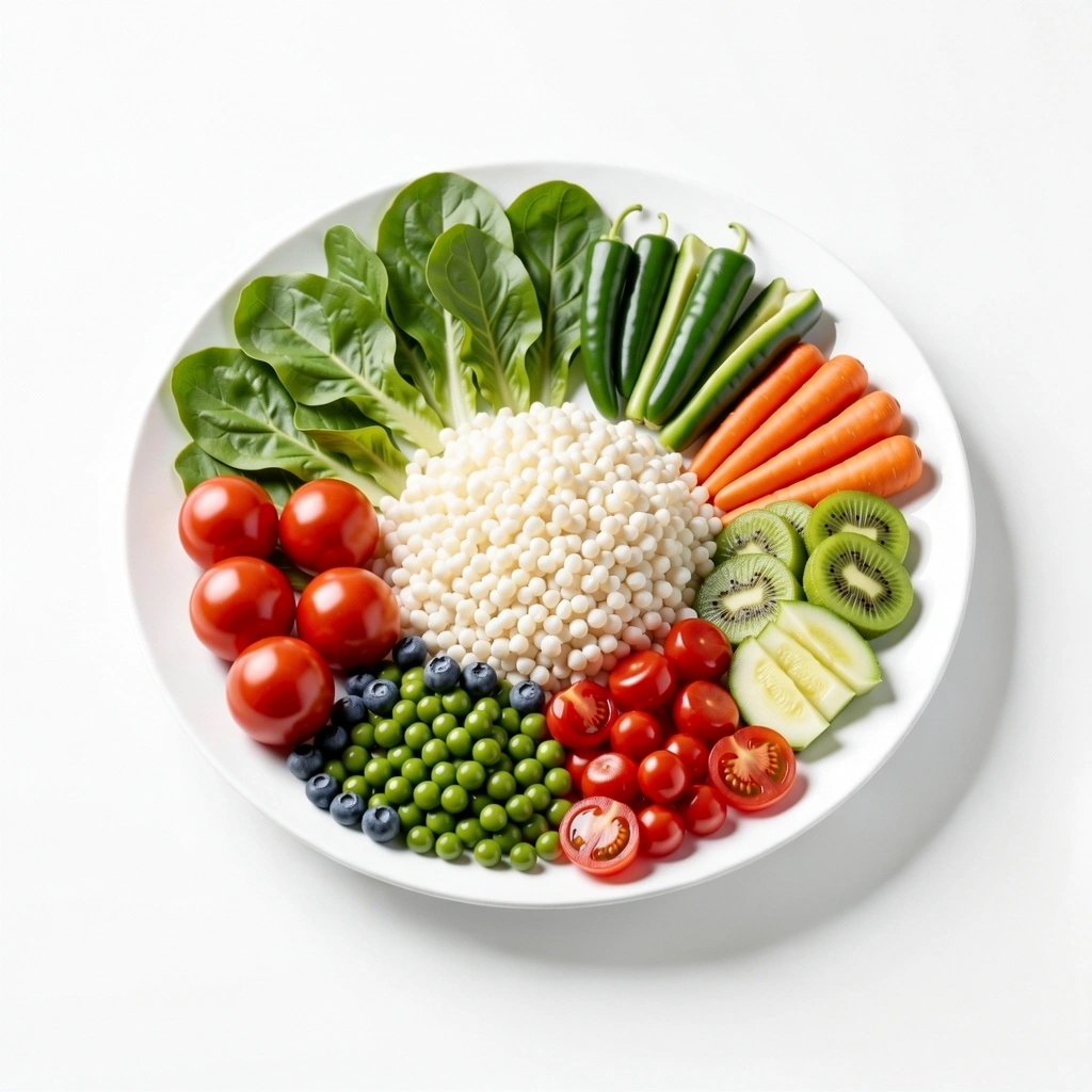 Alimentation équilibrée et colorée